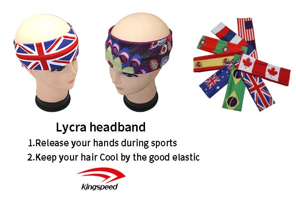 Custom Sports Lycra Sublimation Headband